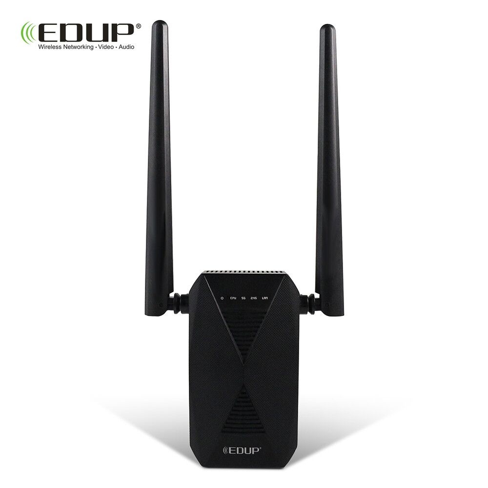 Amplificateur WiFi sans Fil Puissant – Repeteur 1200mbps 5Ghz et 2.4Ghz, WiFi Extender le Signal Couvre jusqu’à 140 m²